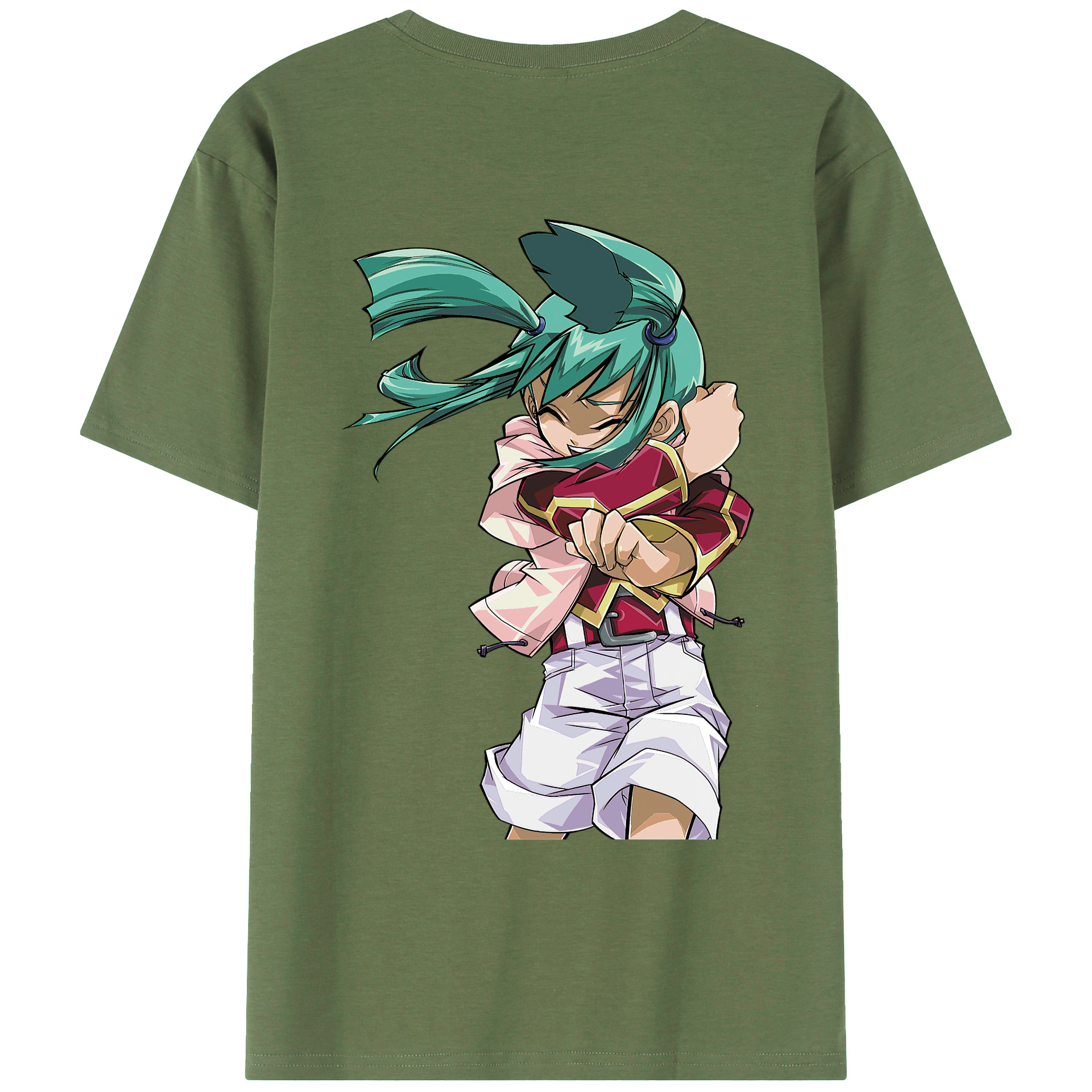 （画像用） 遊☆戯☆王 Yu-Gi-Oh! 綿100％ メンズ半袖Tシャツ（バックプリント） 通気性